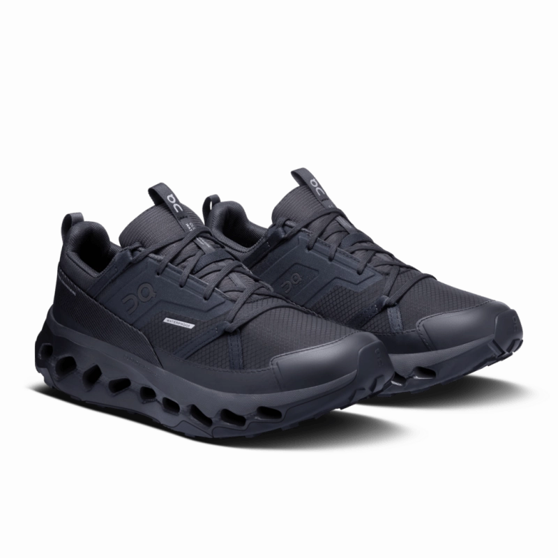 On Women's Cloudhorizon Waterproof - Black/Black