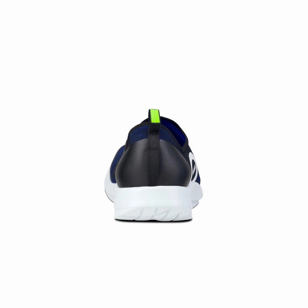 OOFOS Men's OOmg Sport Low - White & Navy