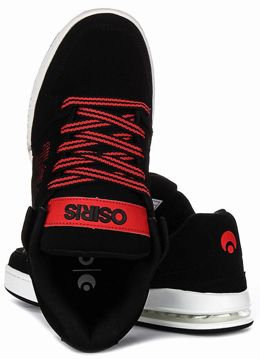 Osiris Pixel In Black Red For Men