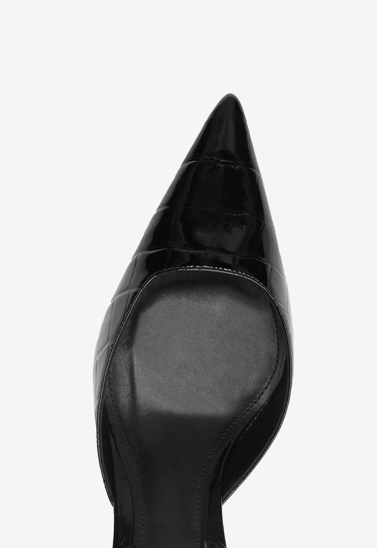 Paola Mid Stiletto Black Pump