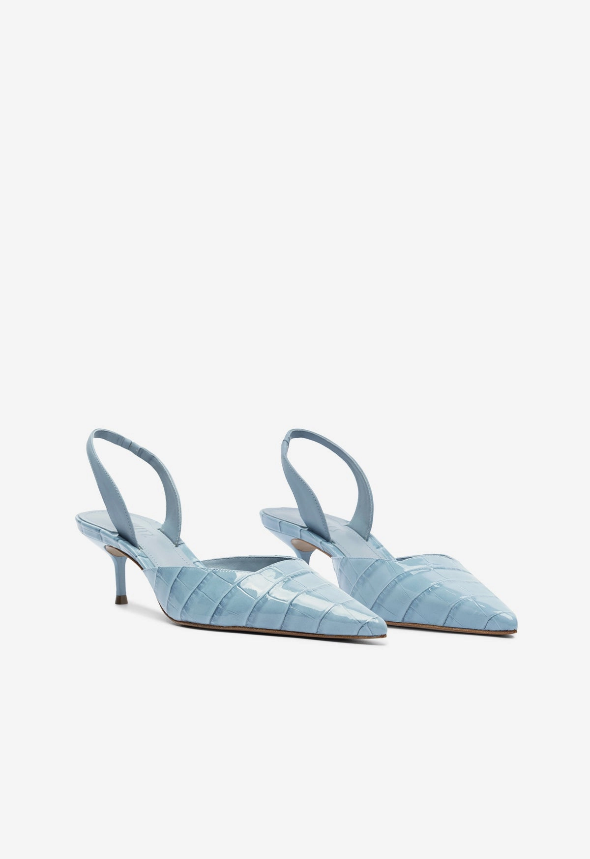 Paola Mid Stiletto Blue Pump