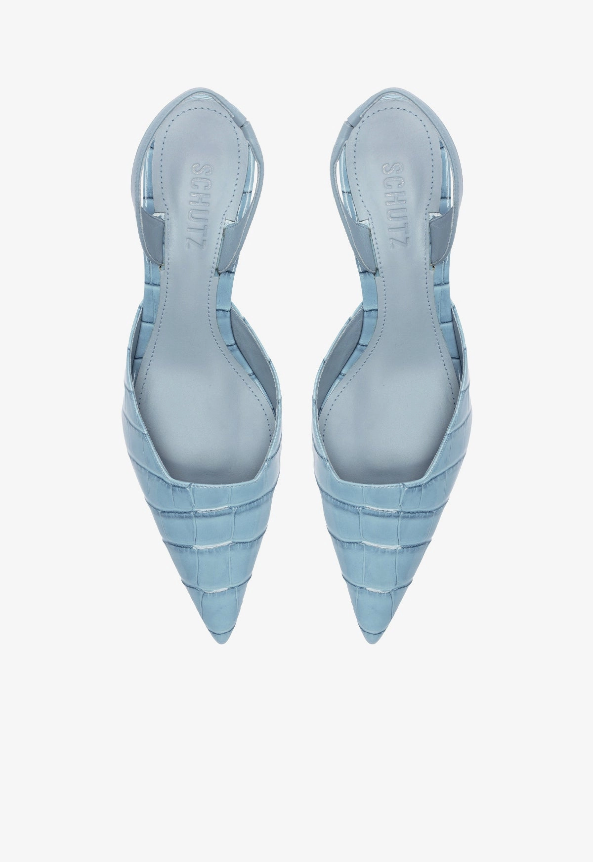 Paola Mid Stiletto Blue Pump