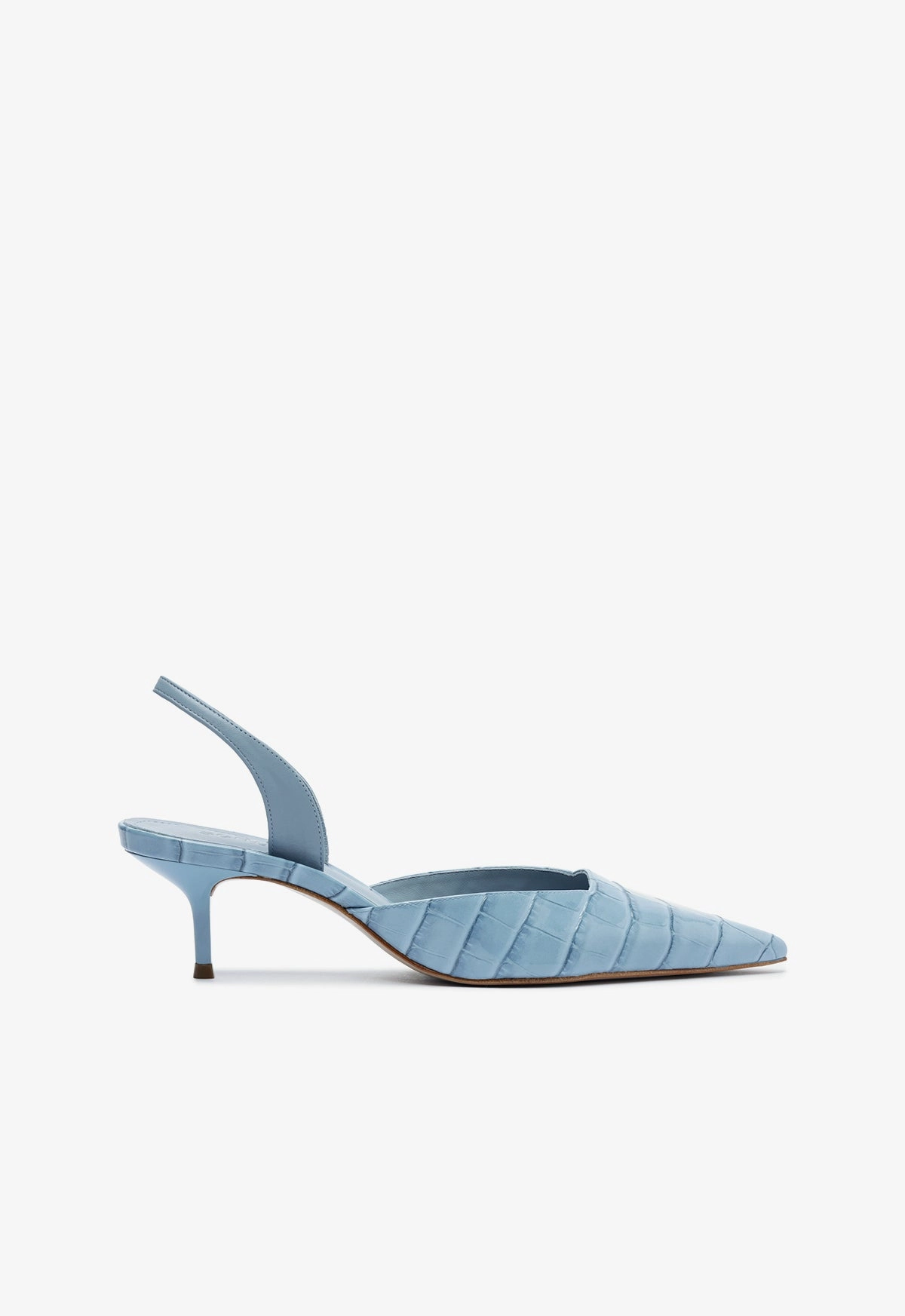 Paola Mid Stiletto Blue Pump