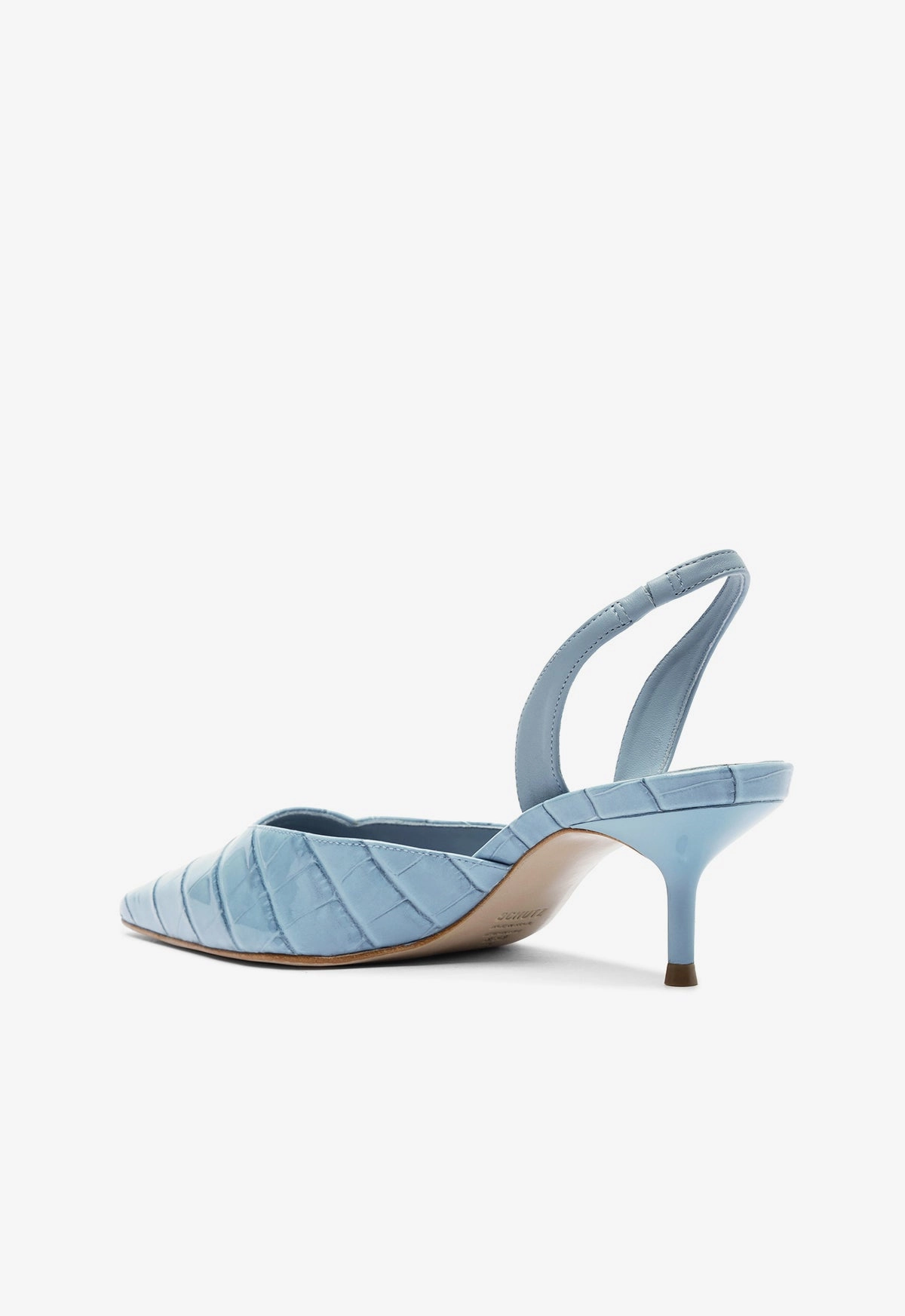 Paola Mid Stiletto Blue Pump