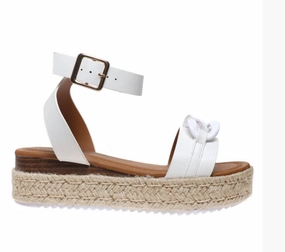 Park Stroll Sandals In White
