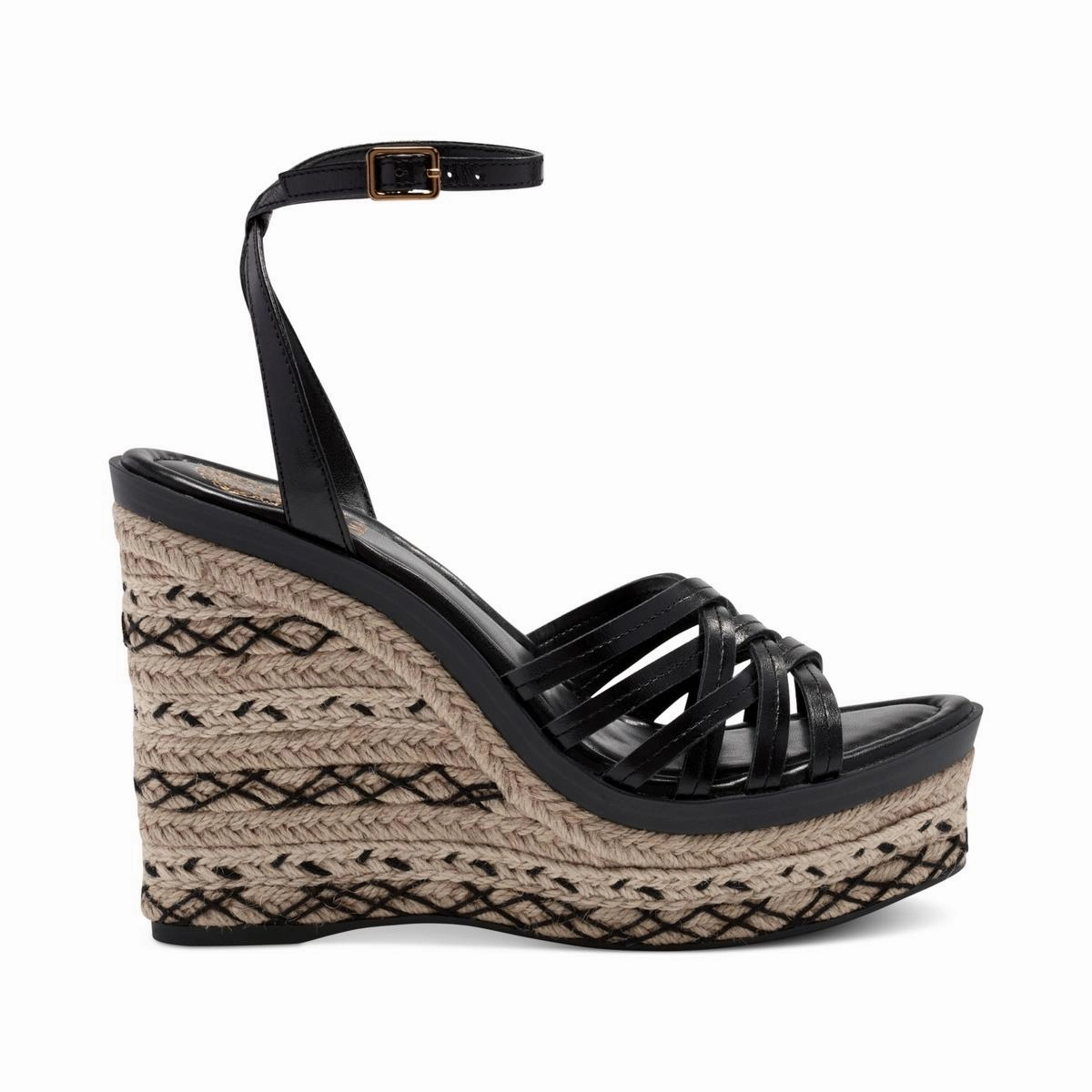 Parys  Womens Leather Strappy Platform Sandals