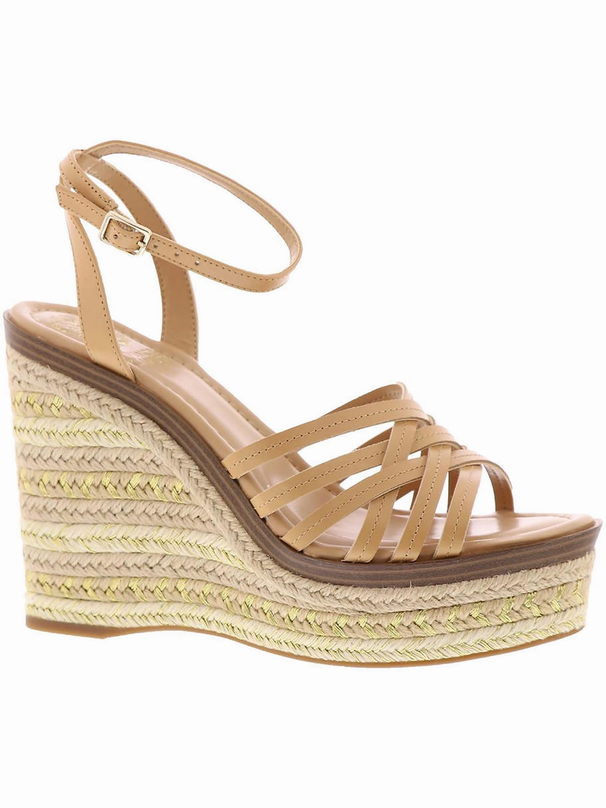 Parys  Womens Leather Strappy Platform Sandals