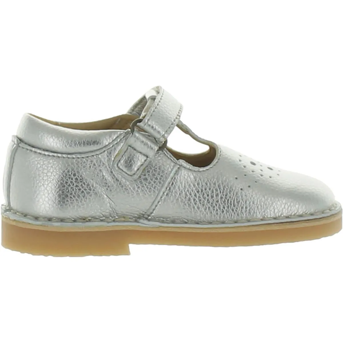 Penny Girls Faux Leather Metallic Mary Janes
