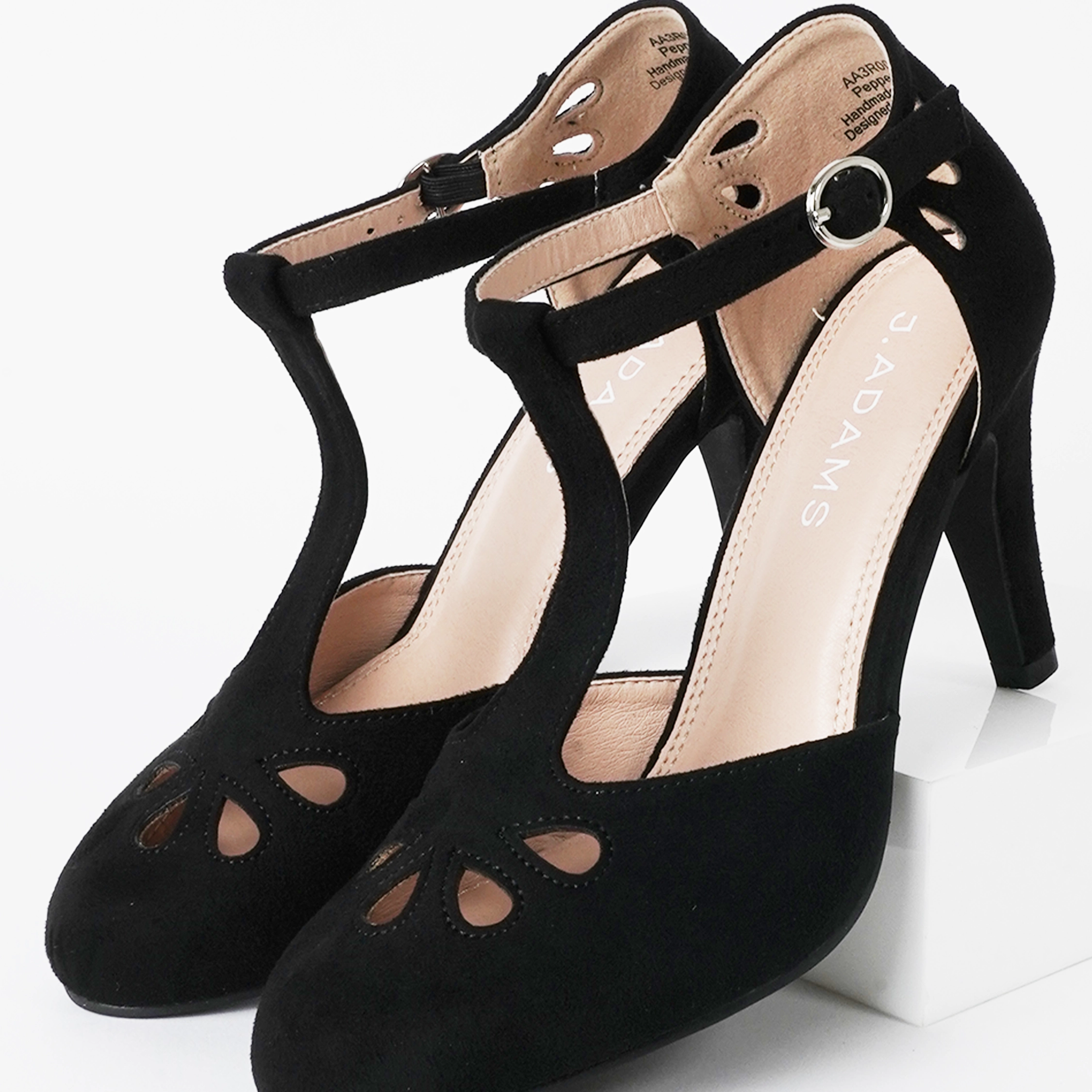 Pepper | Black Suede