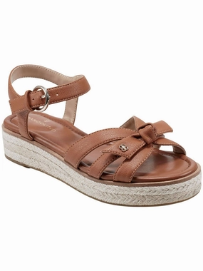 Petty 3 Womens Faux Leather Ankle Strap Flatform Sandals