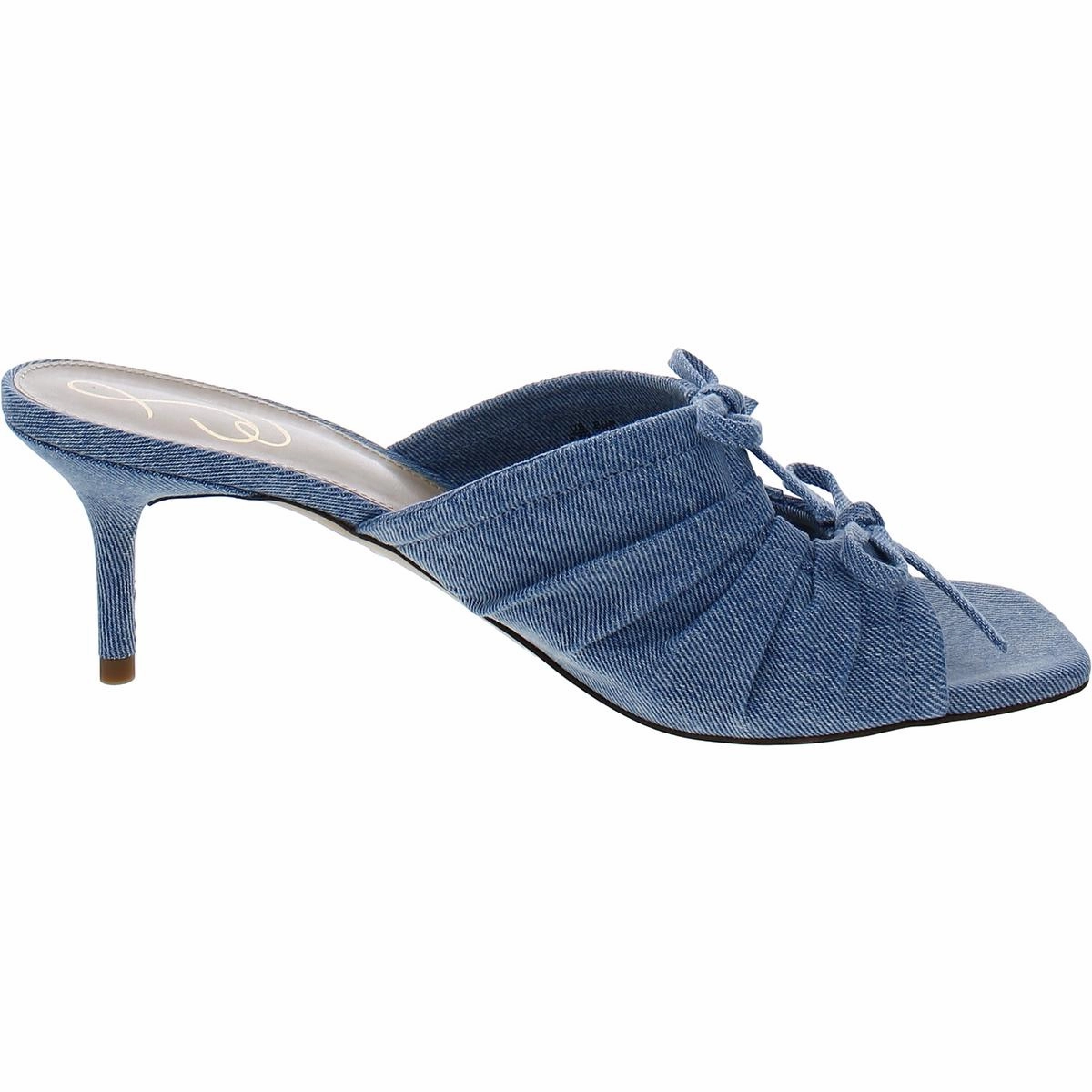 Pia Womens Slip-On Heels