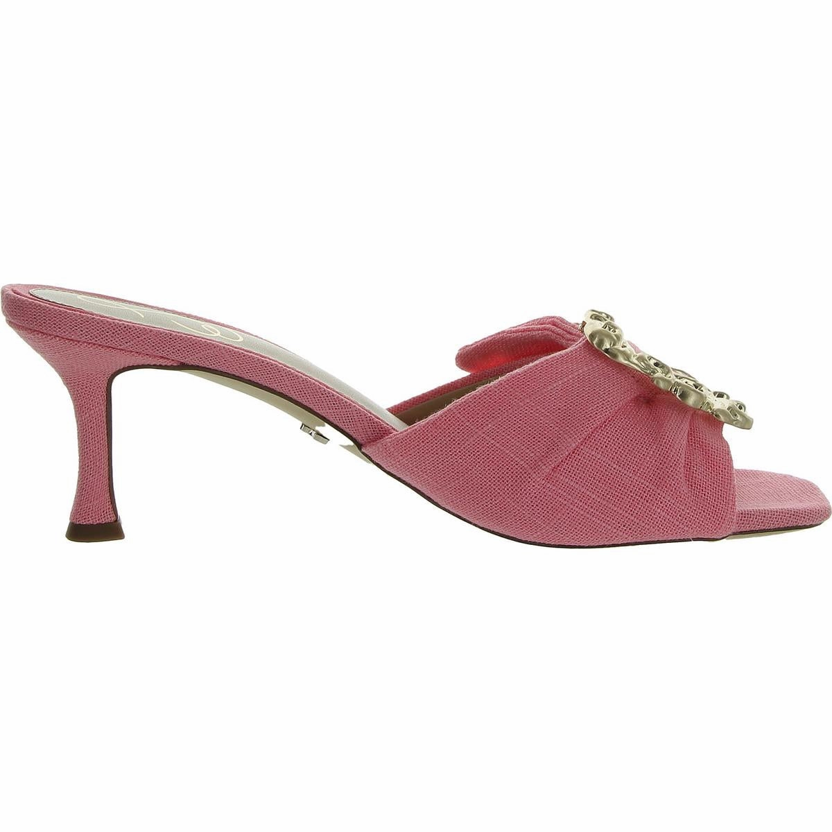 PIETRA Womens Slip On Open Toe Mule Sandals