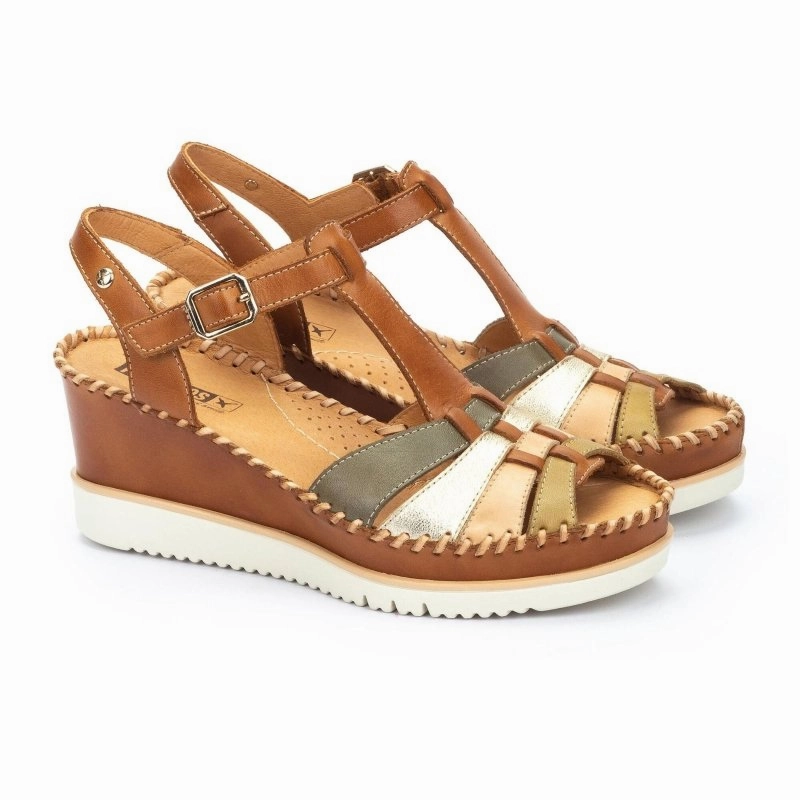 Pikolinos Women's Aguadulce W3Z-1836C1 Sandal - Brandy