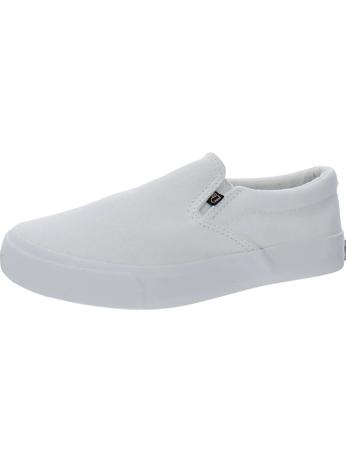 Piper Womens Faux Leather Lifestyle Slip-On Sneakers