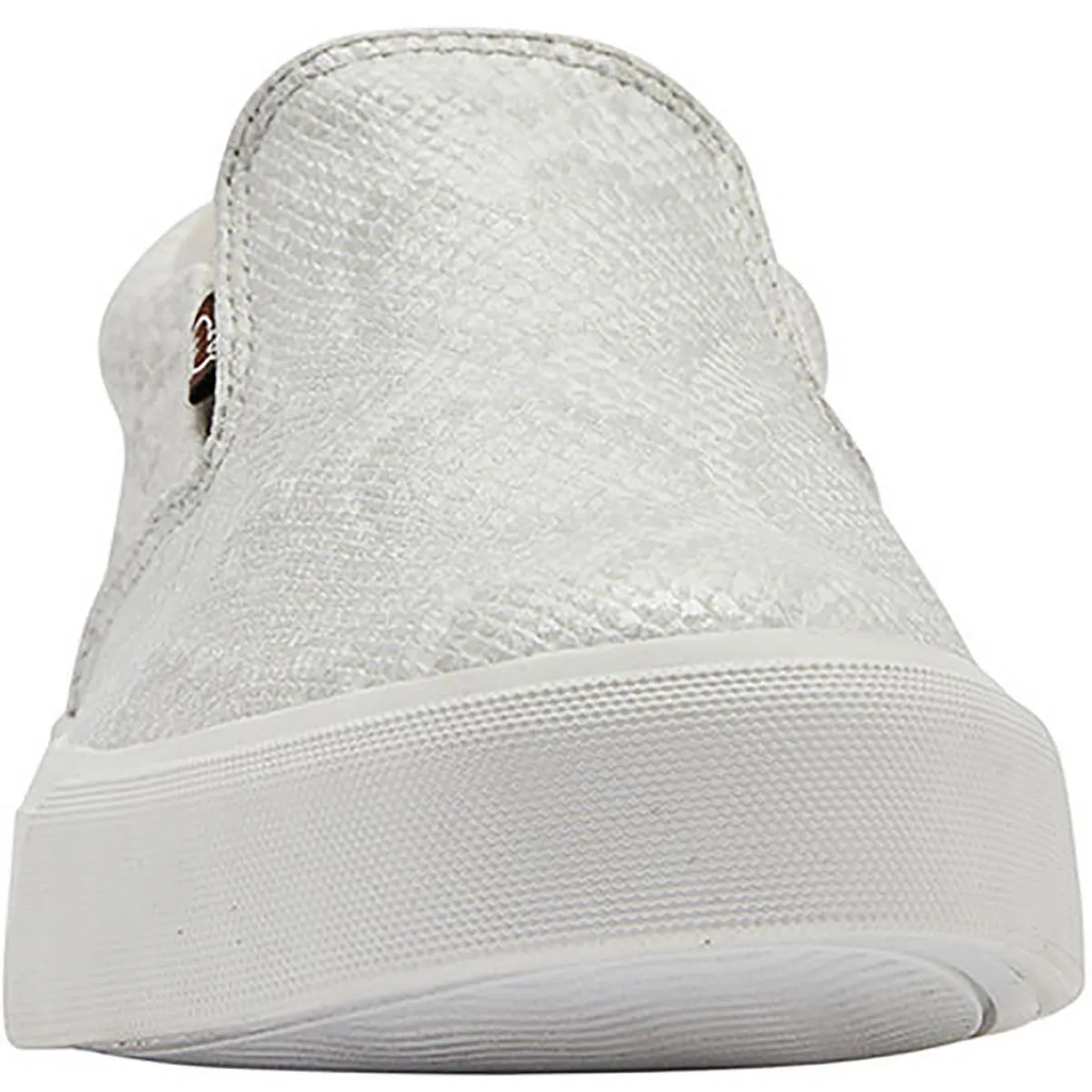 Piper Womens Faux Leather Lifestyle Slip-On Sneakers