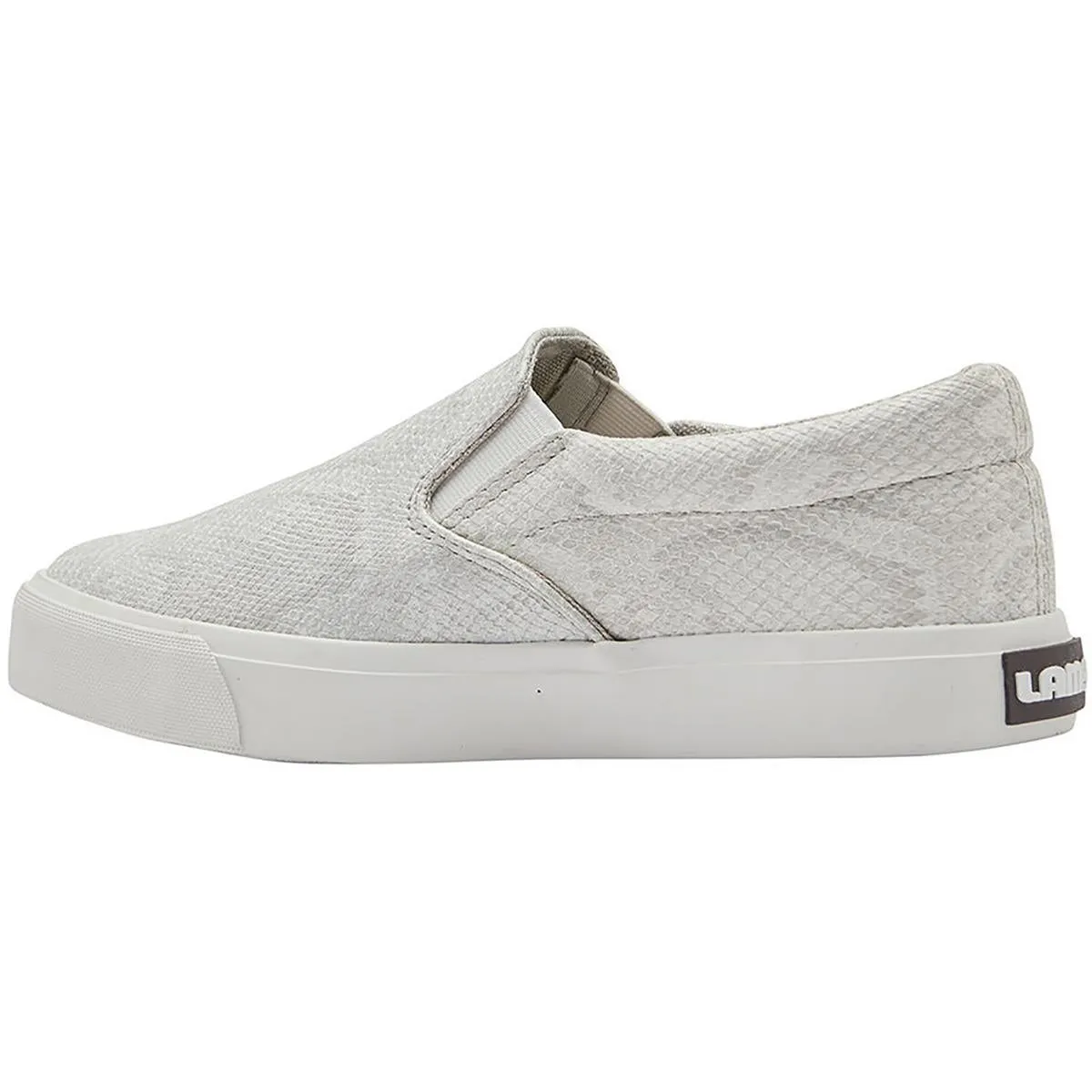Piper Womens Faux Leather Lifestyle Slip-On Sneakers