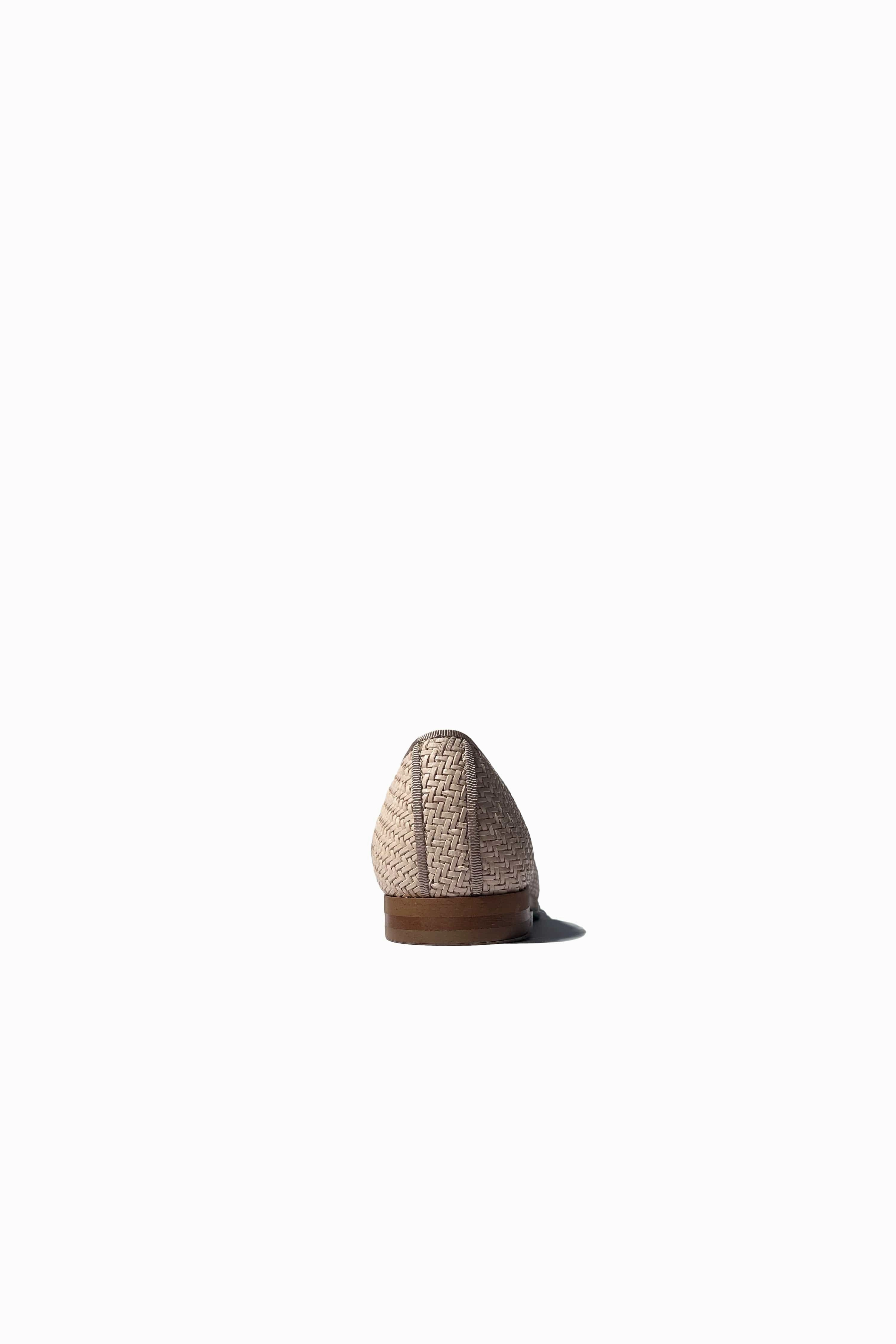 Princesa Raffia Vegan Loafers | Beige