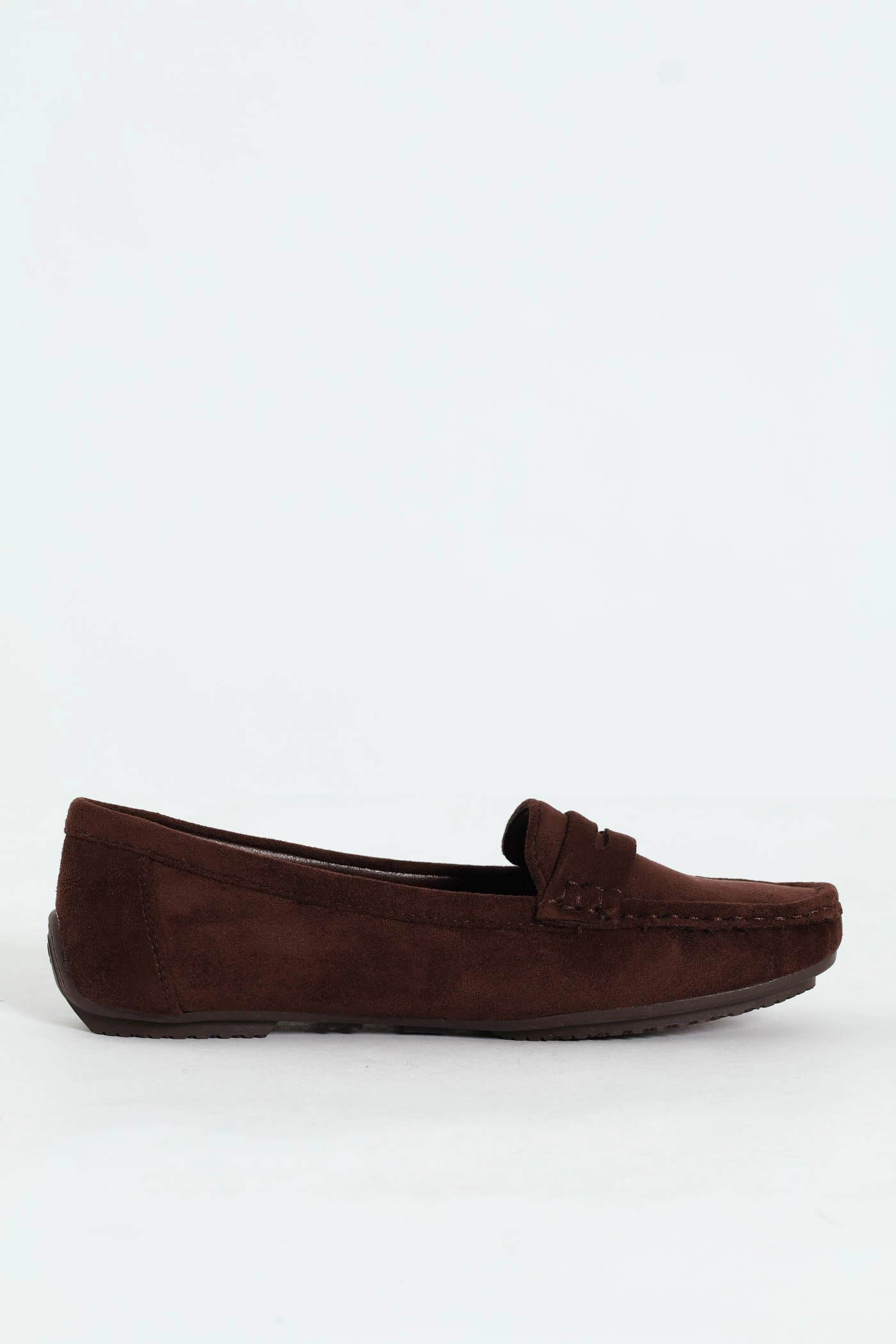 Prost 13 Suede Penny Mocassin Loafer - Brown