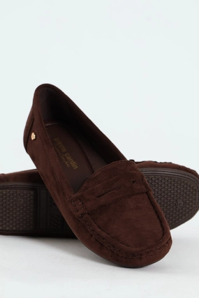 Prost 13 Suede Penny Mocassin Loafer - Brown