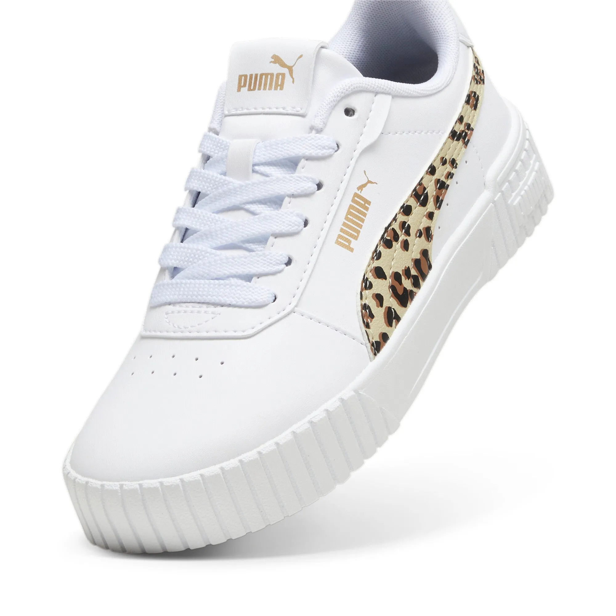 PUMA Big Kids' Girls' Carina 2.0 Animal Sneakers