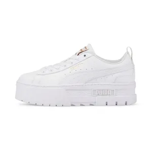 PUMA Big Kids' Girls' Mayze Leather Sneakers