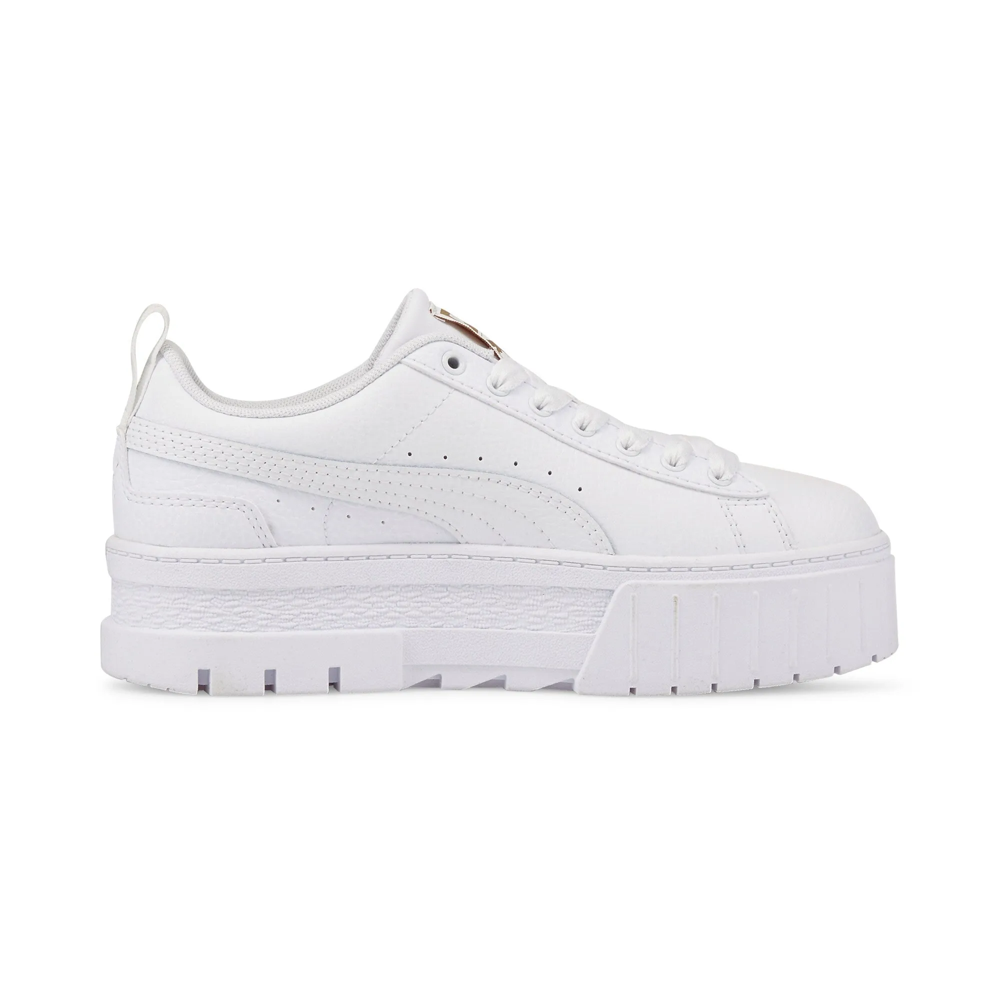 PUMA Big Kids' Girls' Mayze Leather Sneakers