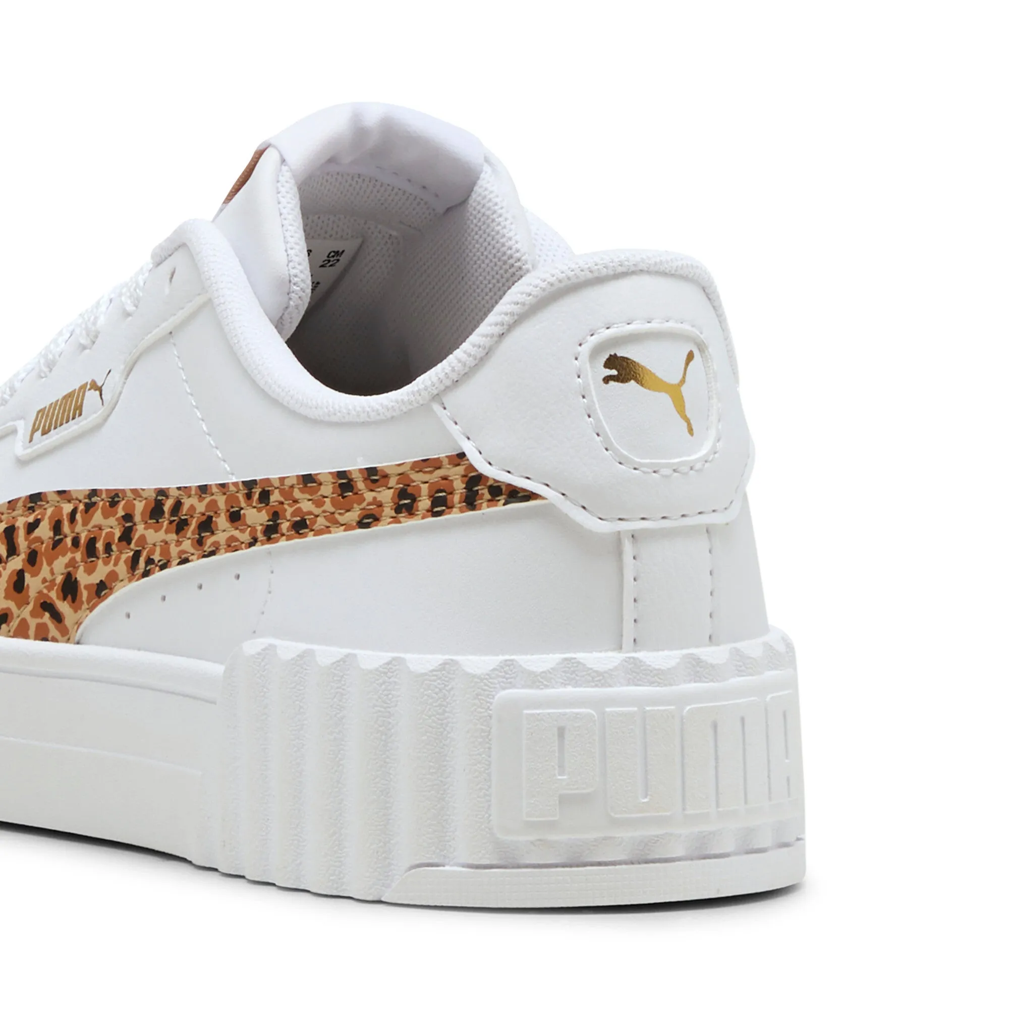 PUMA Big Kids' Women's Carina 3.0 Animal Sneakers
