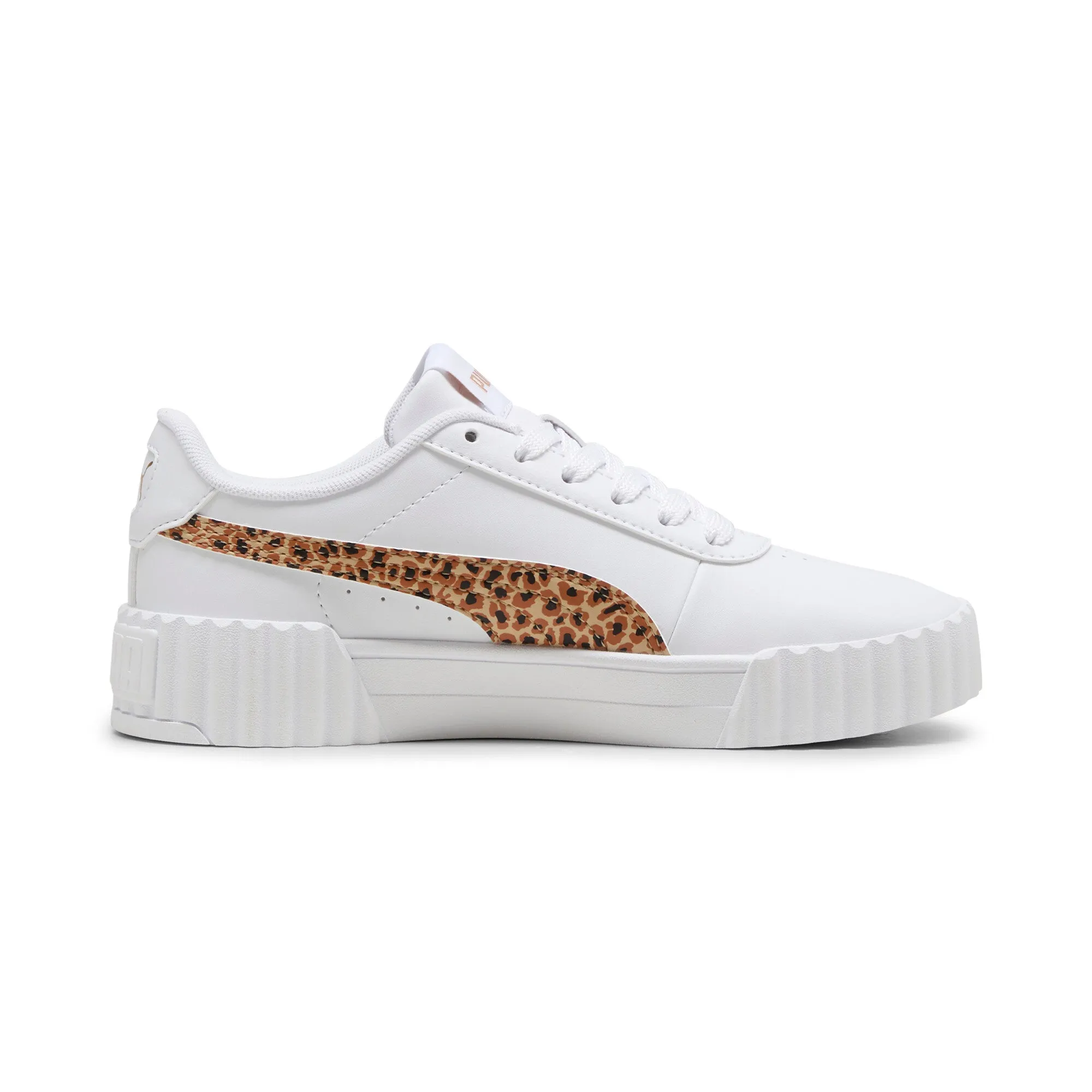 PUMA Big Kids' Women's Carina 3.0 Animal Sneakers