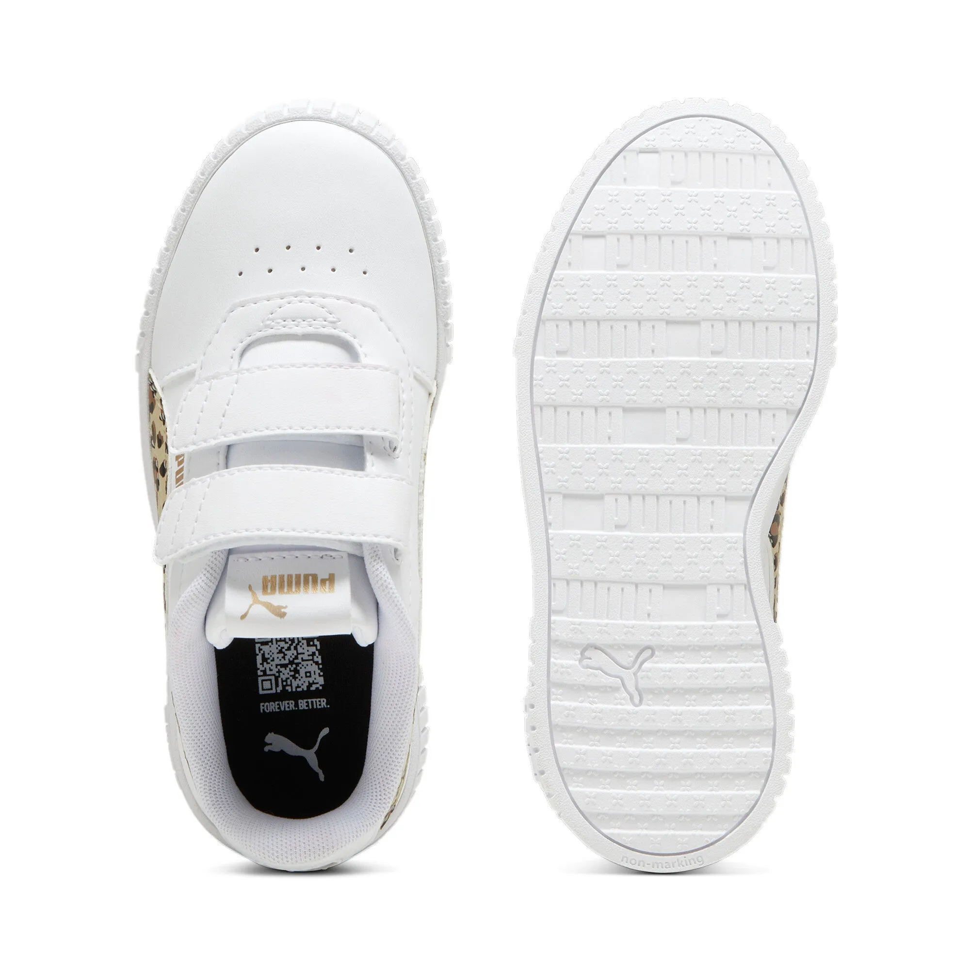 PUMA Little Kids Girls' Carina 2.0 Animal Update Sneakers
