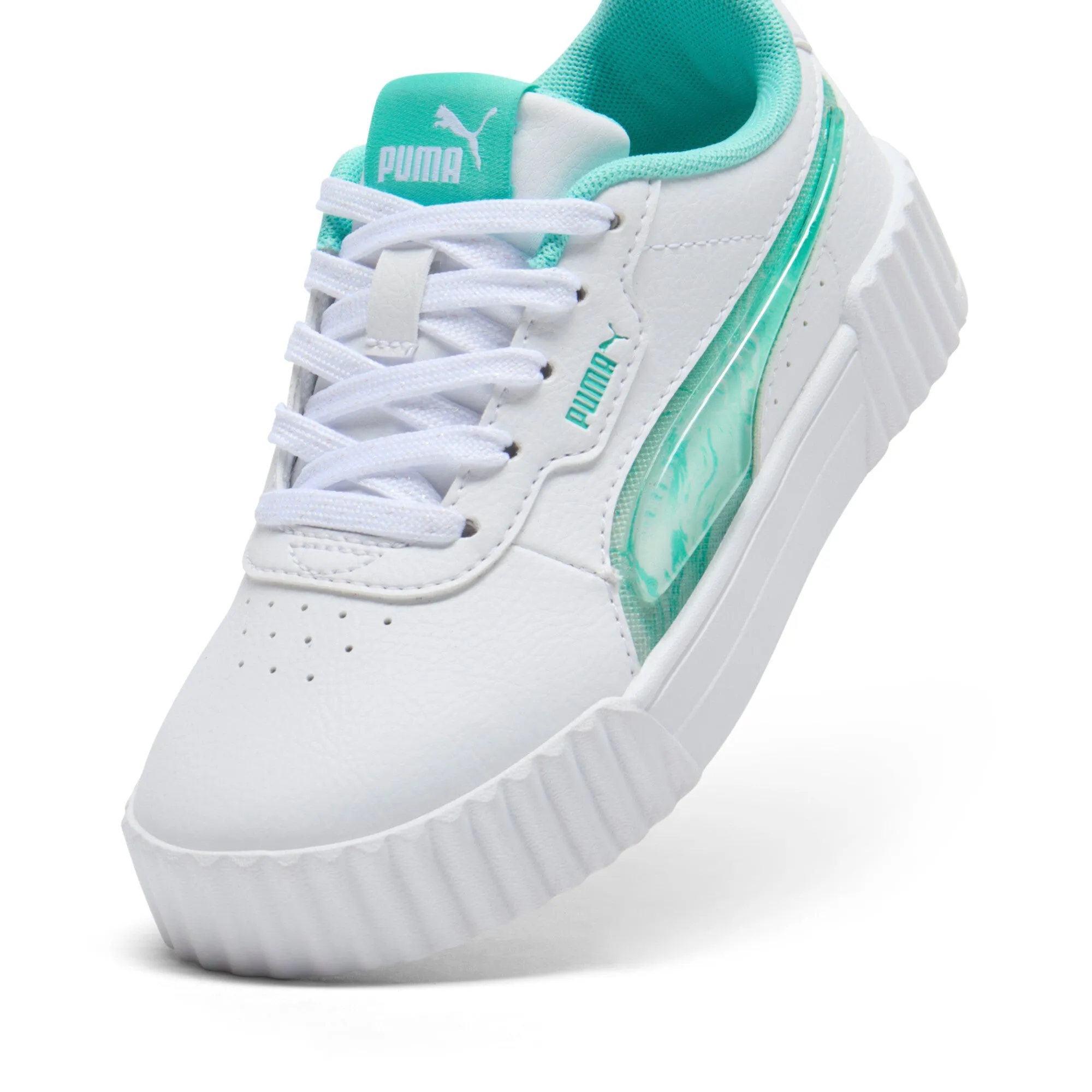 PUMA Little Kids Girls' Carina 3.0 Jelly Fade Sneakers