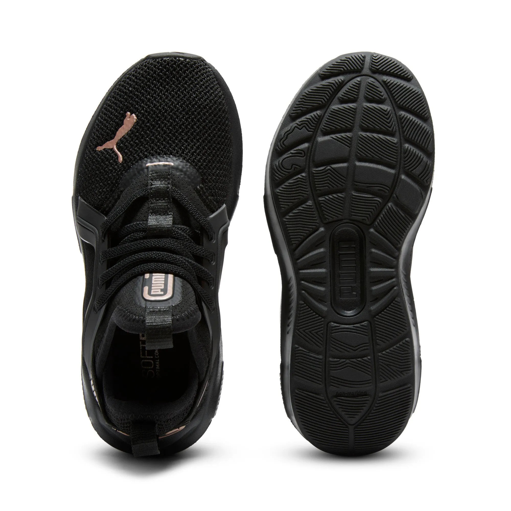 PUMA Little Kids Girls' Soft Enzo 5 Rose Gold Sneakers