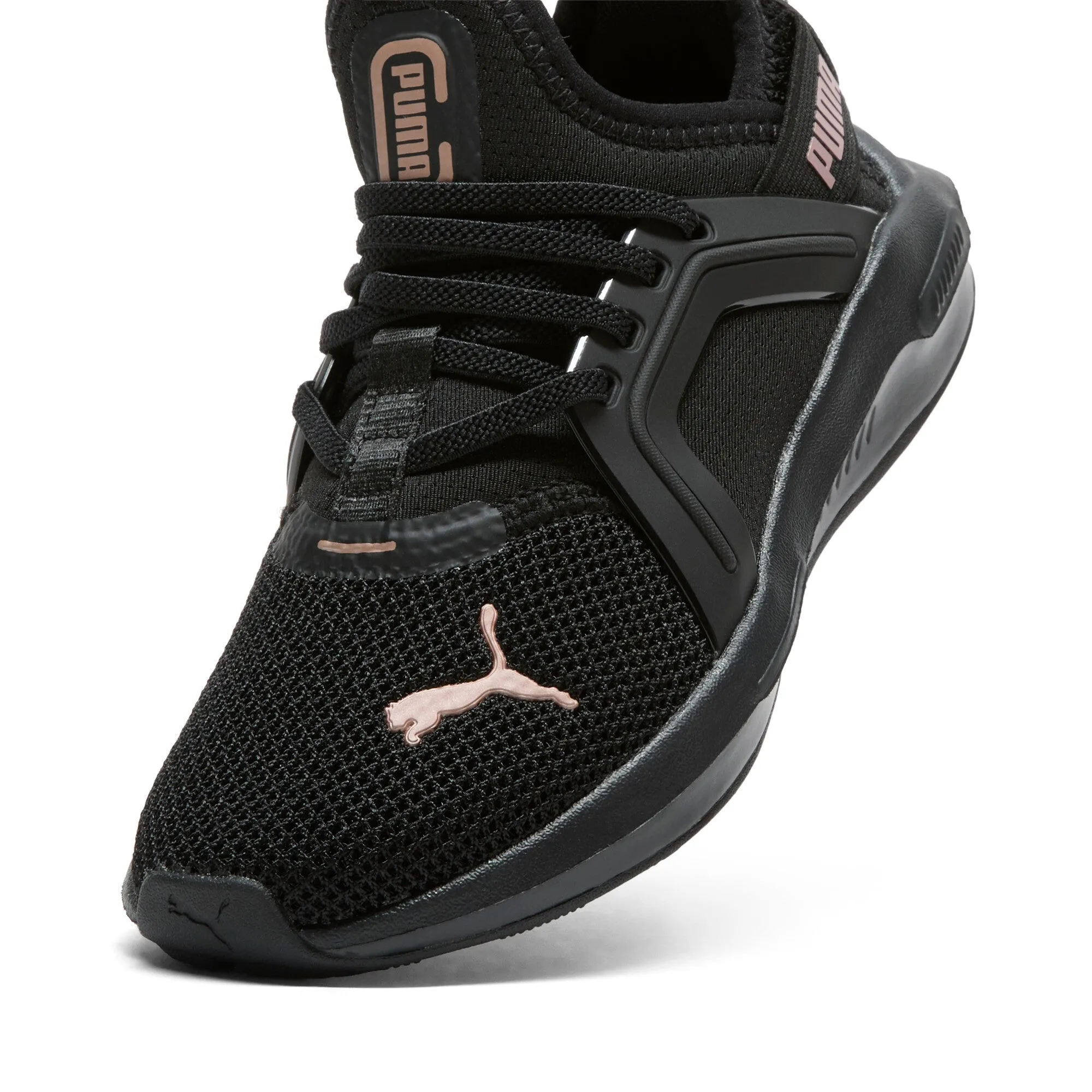 PUMA Little Kids Girls' Soft Enzo 5 Rose Gold Sneakers