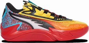 Puma Kids Boys Scoot Zeros Ii Caution Basketball Sneakers Shoes - Orange