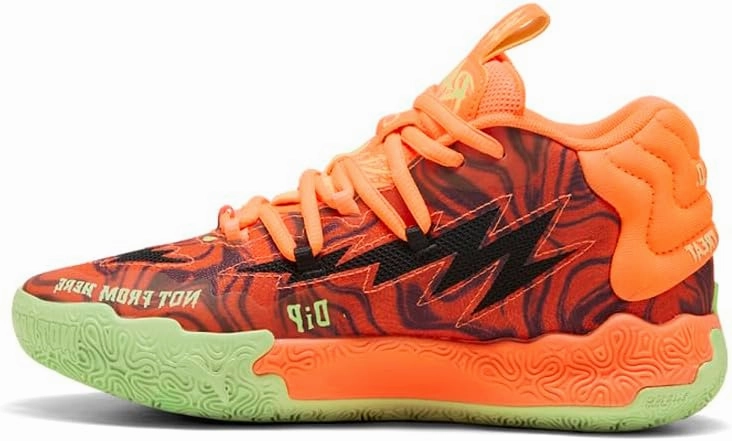 Puma MB3 Low Halloween - Boys' Grade School (Fluro Orange/Green Black)