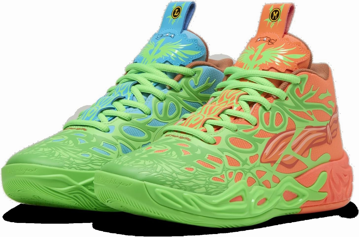 Puma MB.04 TMNT L&M - Boys' Grade School (Green/Green)