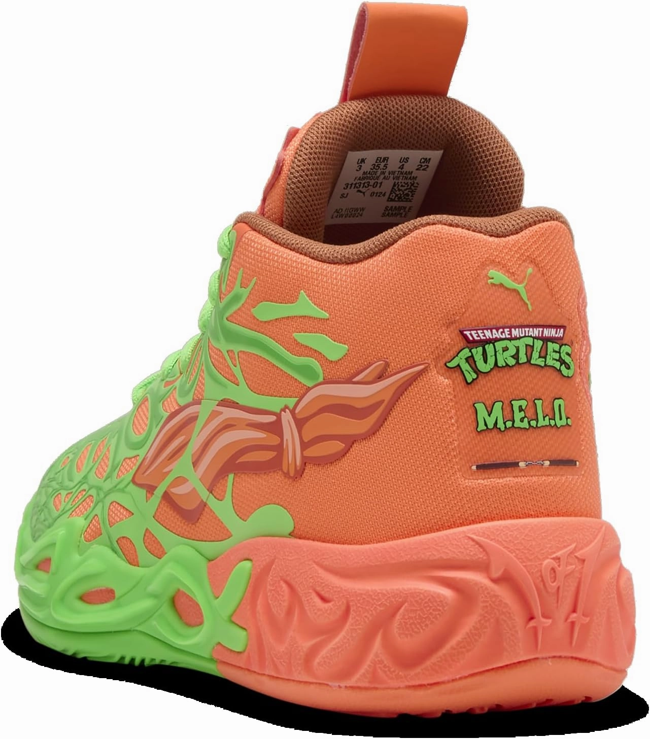 Puma MB.04 TMNT L&M - Boys' Grade School (Green/Green)