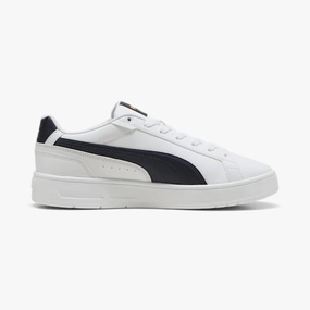 PUMA MEN'S COURT CLASSICO WHITE/BLACK SNEAKER SHOES