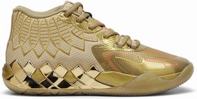PUMA Mens Mb.01 Golden Child Lace Up Basketball Sneakers Shoes Court - Gold - Size 8.5 M