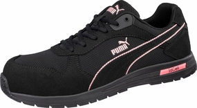 PUMA Safety Women's Frontside Low EH SR CT Black Pink/Medium / 8