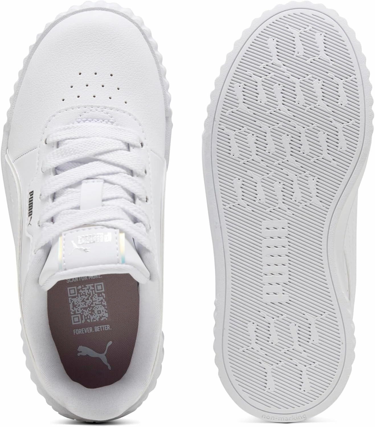 PUMA Unisex-Child Carina 2.0 Animal Sneaker
