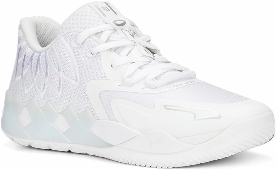 PUMA Womens Mb.01 Lo Basketball Sneakers Shoes - White