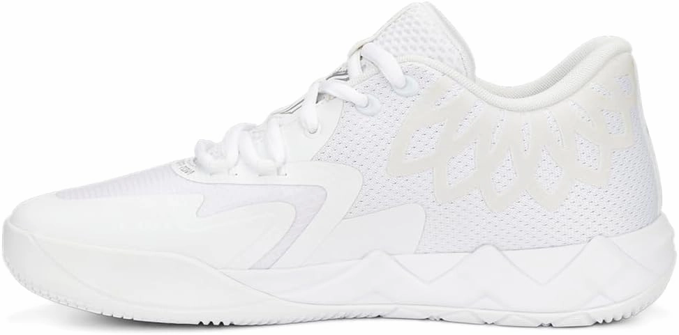 PUMA Womens Mb.01 Lo Basketball Sneakers Shoes - White