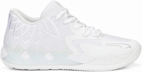 PUMA Womens Mb.01 Lo Basketball Sneakers Shoes - White