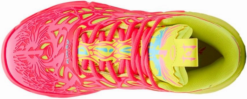 Puma x Lamelo Ball MB.04 1Love - Boys' Grade School (Yellow Alert/Pink Alert)