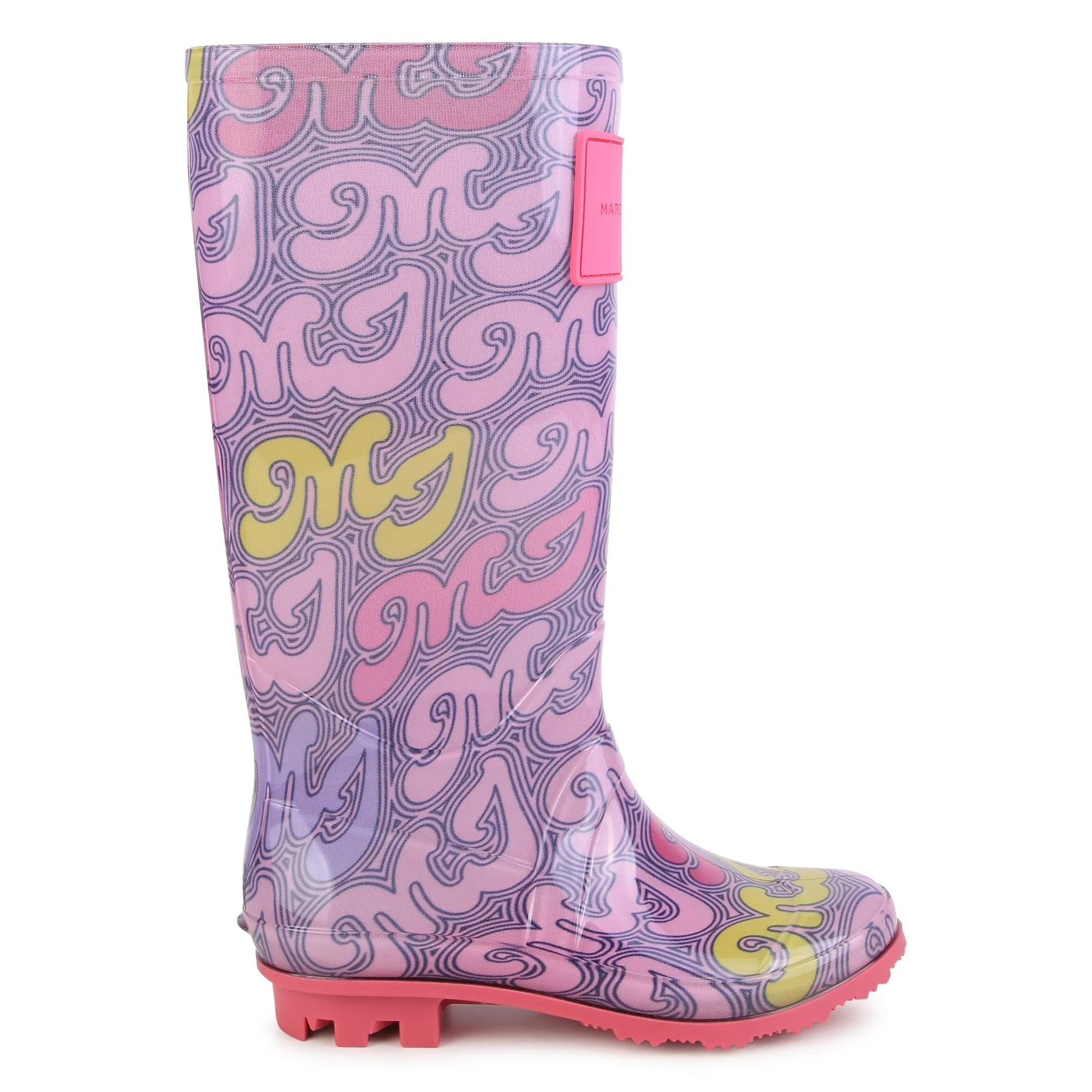 Purple Logo Rain Boots