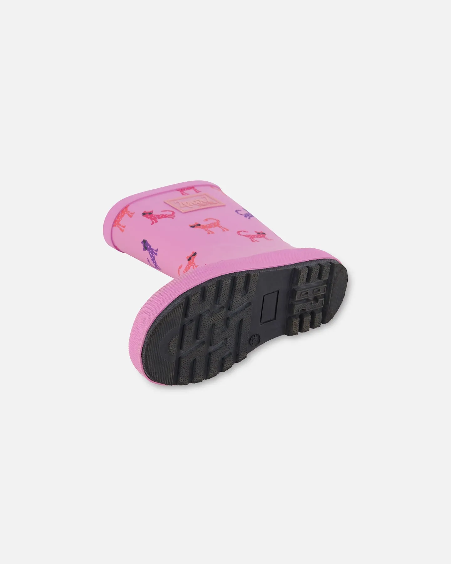 Rain Boots Pink Printed Sunglasses Cats