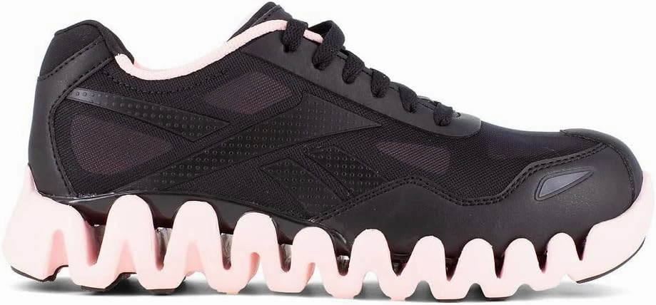 Reebok Women's Rb151 Zig Pulse Work Construction Shoe Pink Safety