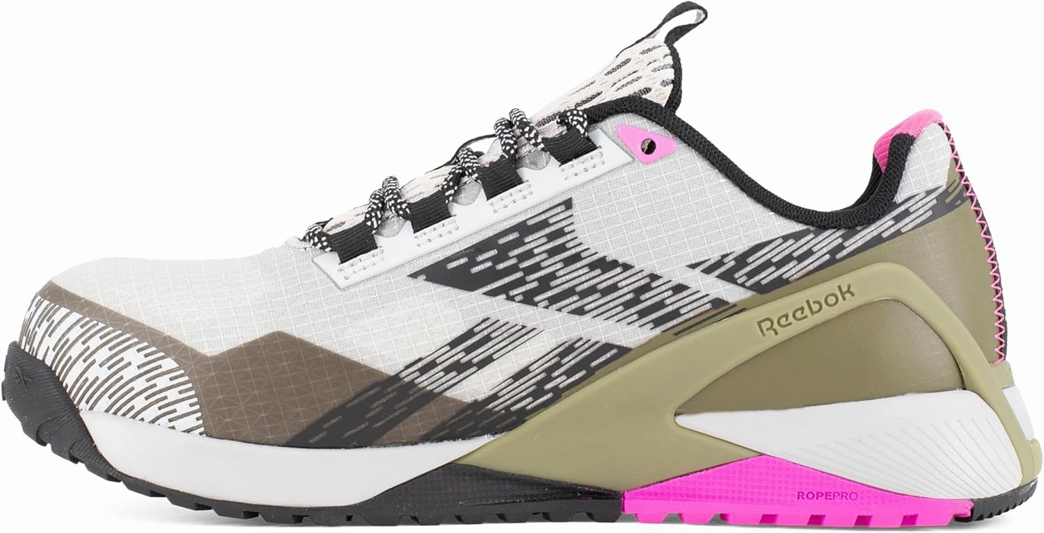 Reebok Women's Rb382 Nano X1 Adventure Work Construction Shoe Blue Safety