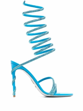 Rene' Caovilla Women's Sandals Clear blue