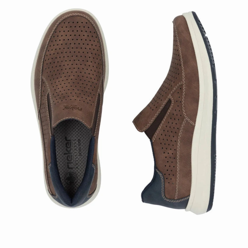 Rieker Men's Reinhard 16952-24 - Fuchs/Midnight